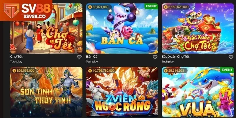 Đa dạng chủ đề cực hot tại Nổ hũ SV88