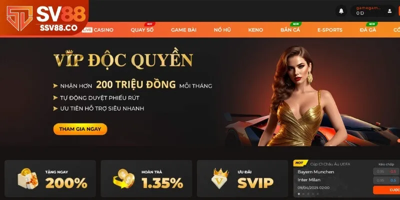 Giới thiệu SV88 - Thương hiệu giải trí cực hot 2025