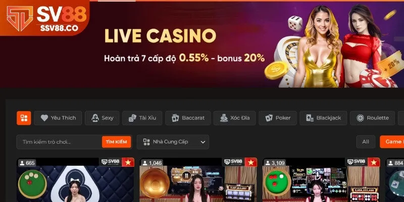 Hướng dẫn cách tham gia game bài tại trang web SV88