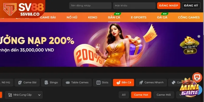 Hướng dẫn đăng nhập SV88